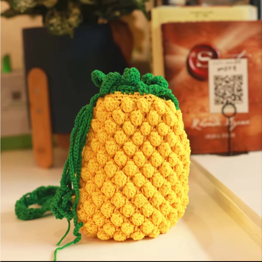Handmade Pineapple  Shoulder Bag